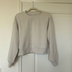 Lululemon Softstreme Perfectly Oversized Cropper Crew Sweatshirt Wide 4